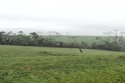 Ciclone Extratropical causa enormes prejuízos nas redes da Creluz