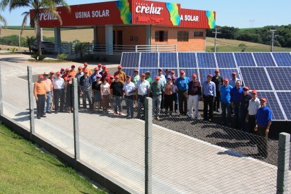 Conselheiros visitam a Usina Solar Boa Vista