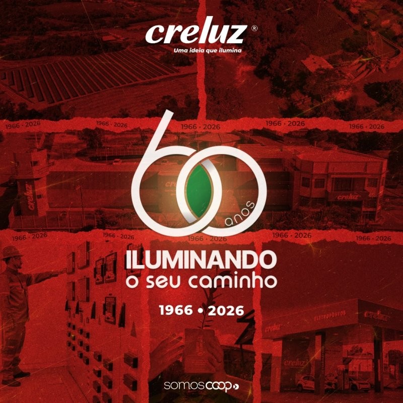 Creluz celebra 60 anos iluminando histórias e construindo o futuro