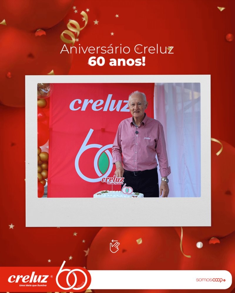 Creluz celebra 60 anos iluminando histórias e construindo o futuro