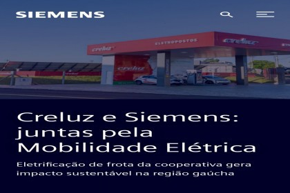 Creluz e Siemens: juntas pela Mobilidade Elétrica
