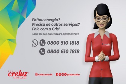 Creluz implanta novo serviço de 0800 gratuito