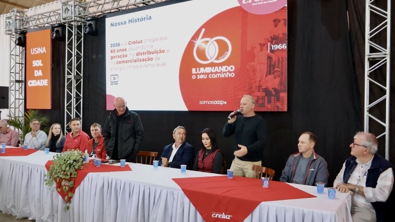 Creluz marca 60 anos com lançamento do 14º complexo de geração de energia