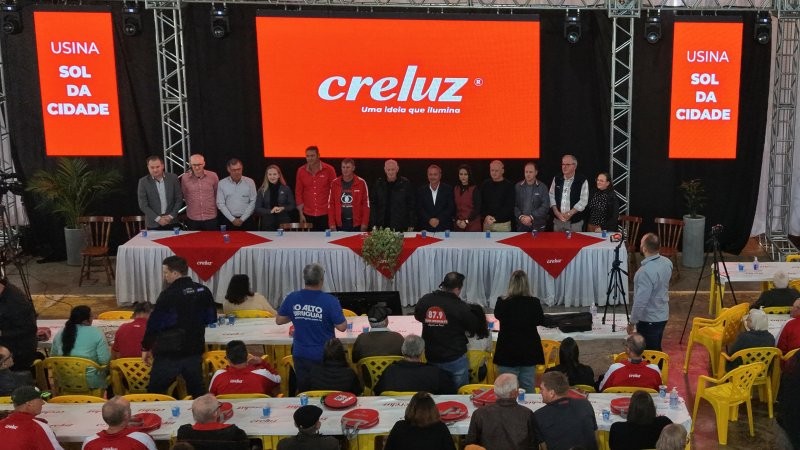 Creluz marca 60 anos com lançamento do 14º complexo de geração de energia