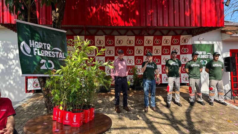 Horto Florestal da Creluz completa 20 anos com 1,5 milhão de mudas distribuídas