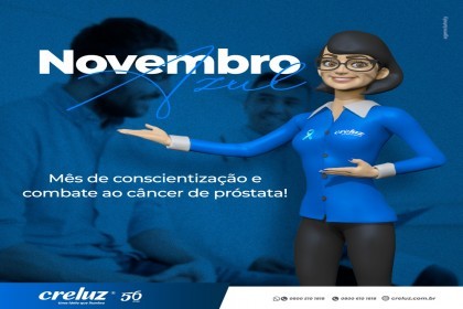 Novembro Azul, a Creluz apoia essa campanha